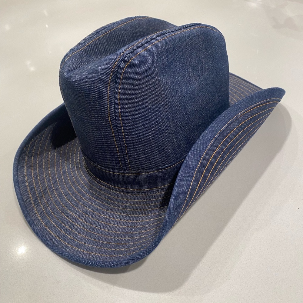 Men’s Large Denim Cowboy Hat
